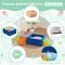 OEM Custom Colorful Foam Building Block Set for Kids Brain and Body Coordination Training
