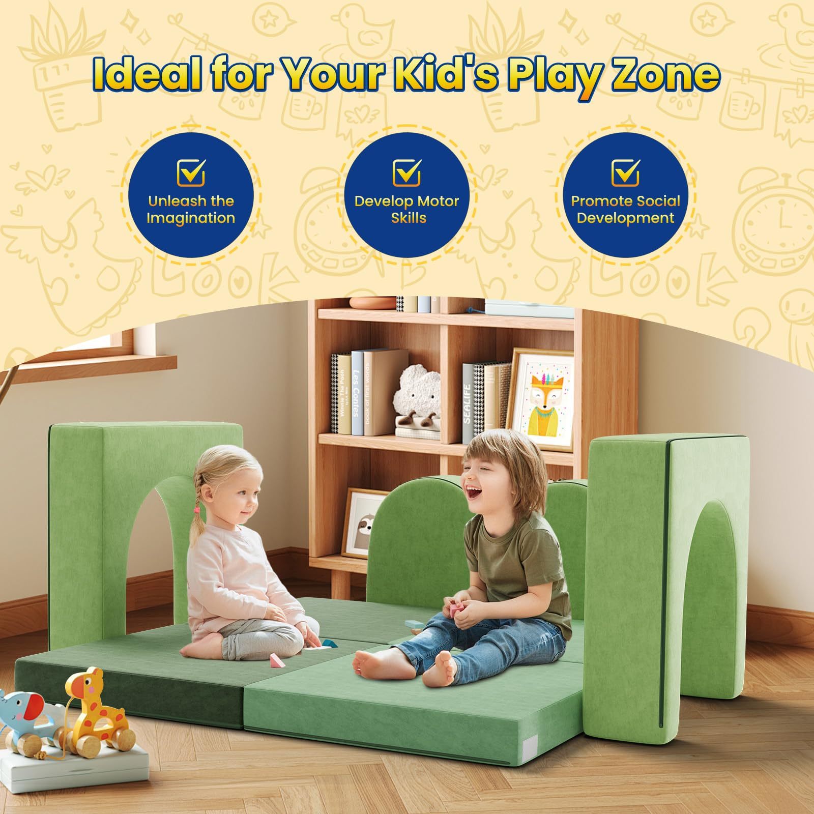 Interesting parameters of children's sofa