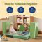 OEM Green Children Foam Couch Kids Moudular Sofa Set for Playroom and Home Use
