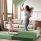 OEM Green Children Foam Couch Kids Moudular Sofa Set for Playroom and Home Use