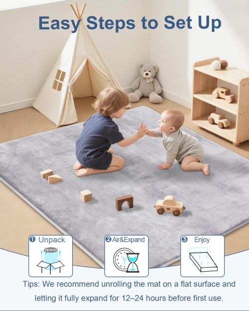 Custom Kids Play Mat Soft Foam Floor Pad for Indoor Playroom