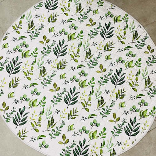 Custom Round Baby Playmat Soft Foam Circle Floor Mat for Infants