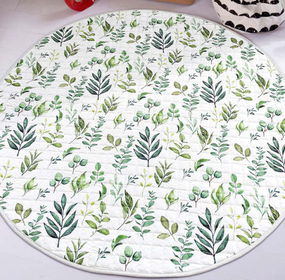 Custom Round Baby Playmat Soft Foam Circle Floor Mat for Infants