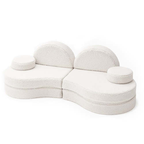 Custom Children’s Modular Sofa Soft Foam Kids Convertible Play Couch