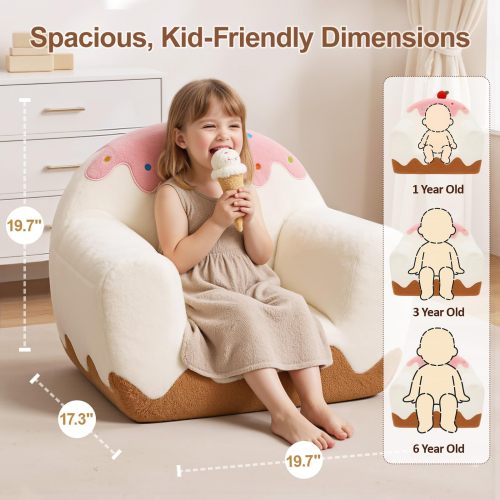 OEM Custom Kids Sofa Soft Foam Toddler Couch for Indoor Playroom