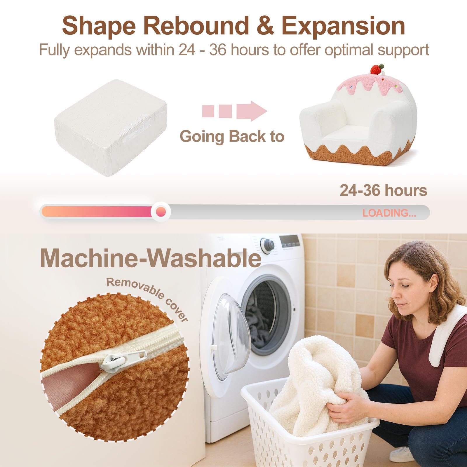 Interesting parameters of children's sofa