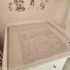 Custom Cotton Baby Changing Mat: Beige Travel Changing Pad