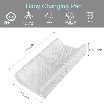 Custom Mini Baby Diaper Changing Pad for Dresser Top with Cover