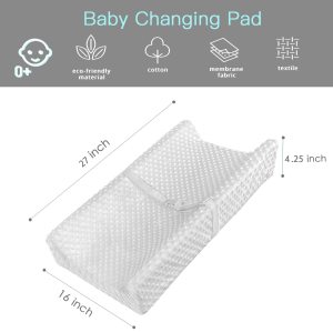 Custom Mini Baby Diaper Changing Pad for Dresser Top with Cover