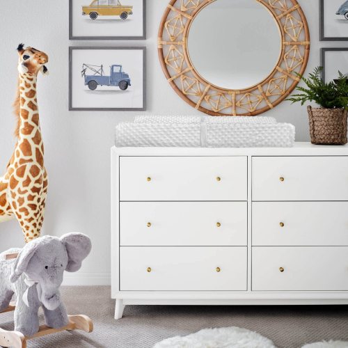 Custom Mini Baby Diaper Changing Pad for Dresser Top with Cover