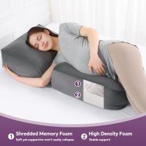 OEM Custom Pregnancy Pillow for Sleeping Maternity Massage Cushion Relieve Lower Back Pain