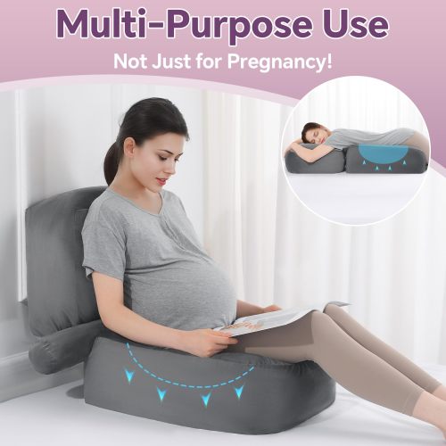 OEM Custom Pregnancy Pillow for Sleeping Maternity Massage Cushion Relieve Lower Back Pain