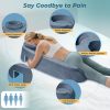 Pregnancy Massage Cushion Headrest Full Body Prenatal Bolster Maternity Pillow Relieve Lower Back Pain Post Breast Surgery