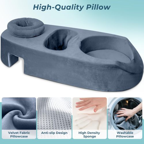 Pregnancy Massage Cushion Headrest Full Body Prenatal Bolster Maternity Pillow Relieve Lower Back Pain Post Breast Surgery