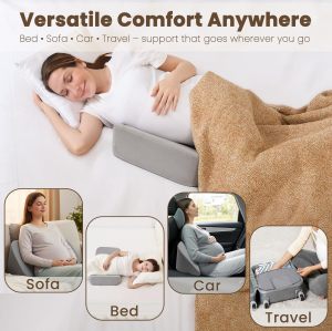 Custom Full Body Pregnancy Pillow Massage Type with Removable Cover Ergonomic Support for Back Belly Hips and Legs