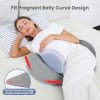 OEM Custom Pregnancy Pillow Full Body Sleeping Pillow with Removable Cover