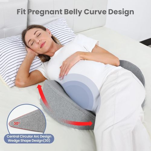 OEM Custom Pregnancy Pillow Full Body Sleeping Pillow with Removable Cover
