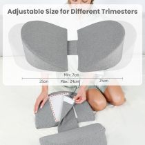 OEM Custom Pregnancy Pillow Full Body Sleeping Pillow with Removable Cover