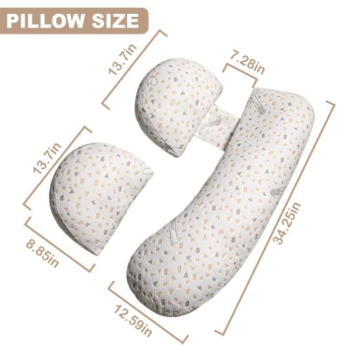 Custom Pregnancy Pillow for Sleeping Maternity Massage Cushion Relieve Lower Back Pain