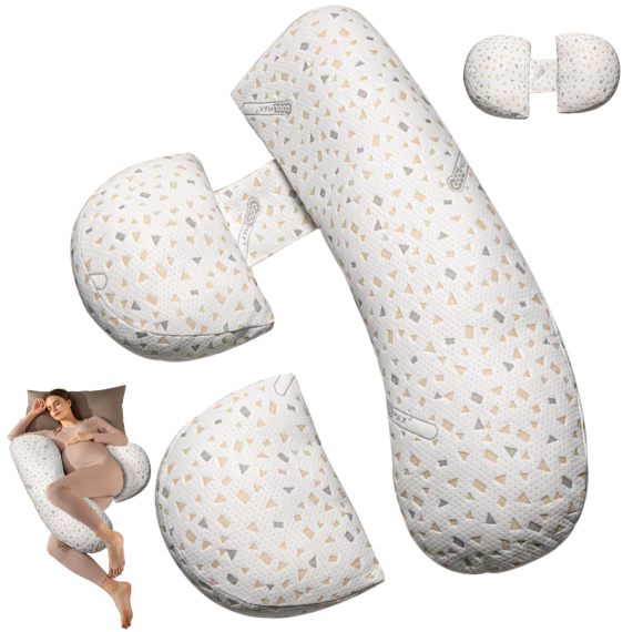 Custom Pregnancy Pillow for Sleeping Maternity Massage Cushion Relieve Lower Back Pain