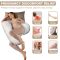 Custom Pregnancy Pillow for Sleeping Maternity Massage Cushion Relieve Lower Back Pain