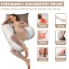Custom Pregnancy Pillow for Sleeping Maternity Massage Cushion Relieve Lower Back Pain