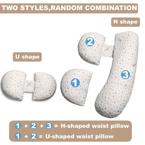 Custom Pregnancy Pillow for Sleeping Maternity Massage Cushion Relieve Lower Back Pain