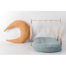 Moon Shape Honey Nursing Baby Pillow with Zipper for Breastfeeding OEM
