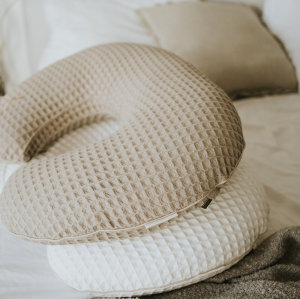 Custom Cotton Nursing Pillow Cover Organic Baby Feeding Support for Breastfeeding