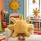 Factory OEM Custom Moon and Sun Plush Pillow Soft Celestial Nursery Decor Pillow