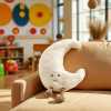 Factory OEM Custom Moon and Sun Plush Pillow Soft Celestial Nursery Decor Pillow