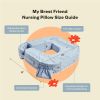 Custom Foam Nursing Pillow Cover Organic Baby Feeding Support for Breastfeeding