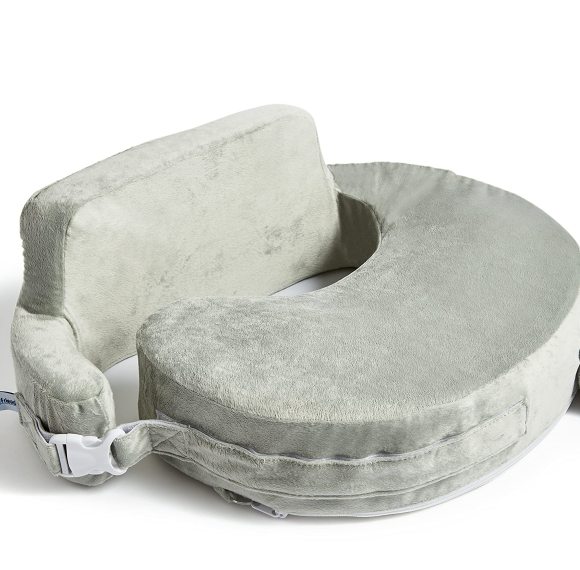 Custom Super Deluxe Nursing Pillow Ergonomic Breastfeeding Support with Side Pocket