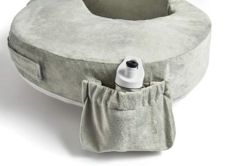 Custom Super Deluxe Nursing Pillow Ergonomic Breastfeeding Support with Side Pocket