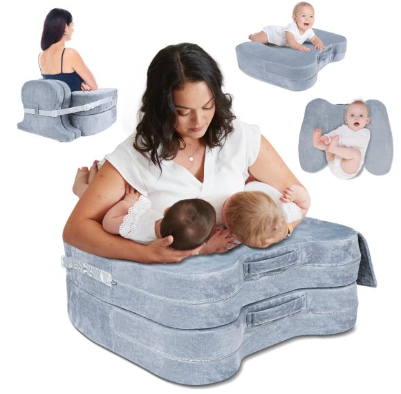 Custom Twin Nursing & Lounge Pillow Plus Size Breastfeeding Support with Back Support
