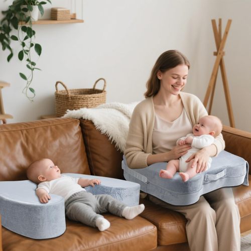 Custom Twin Nursing & Lounge Pillow Plus Size Breastfeeding Support with Back Support