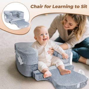 Custom Twin Nursing & Lounge Pillow Plus Size Breastfeeding Support with Back Support