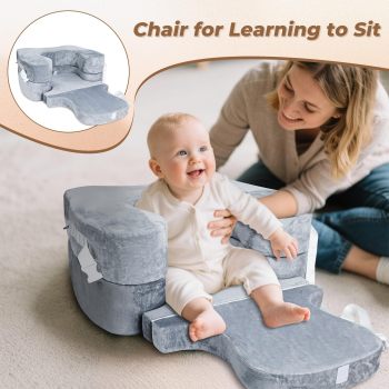 Custom Twin Nursing & Lounge Pillow Plus Size Breastfeeding Support with Back Support