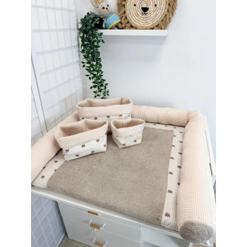 Custom Baby Diaper Changing Pad for Bed or Countertop with Removable Cover