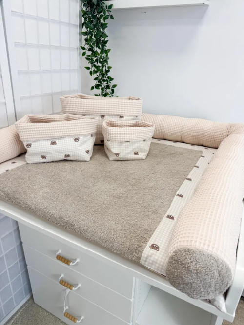 Custom Baby Diaper Changing Pad for Bed or Countertop with Removable Cover