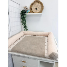 Custom Baby Diaper Changing Pad for Bed or Countertop with Removable Cover