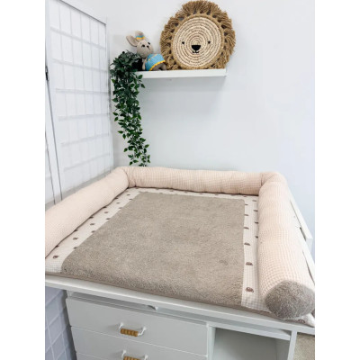 Custom Baby Diaper Changing Pad for Bed or Countertop with Removable Cover