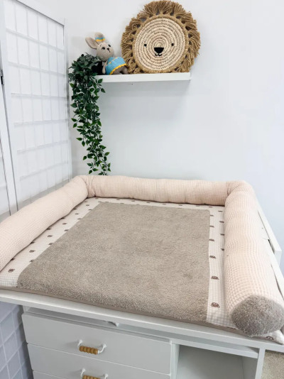 Custom Baby Diaper Changing Pad for Bed or Countertop with Removable Cover