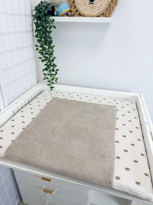Custom Baby Diaper Changing Pad for Bed or Countertop with Removable Cover