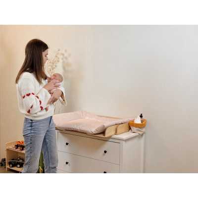 Foam Baby Diaper Changing Pad for Bed or Countertop with Removable Cover