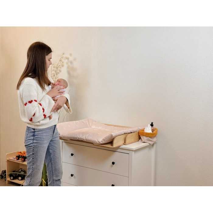 Foam Baby Diaper Changing Pad for Bed or Countertop with Removable Cover