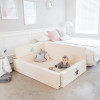 OEM Custom Toddler Floor Bed Compressed Foam with Safety Board Premium Sponge Crib