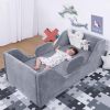 Custom Toddler Floor Bed Compressed Foam with Safety Board Premium Foam Crib
