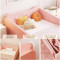 OEM Custom Toddler Floor Bed Compressed Foam with Safety Board Premium Fabric Crib