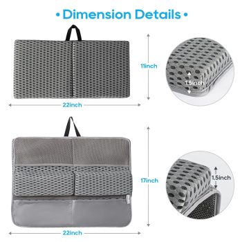 OEM/ODM Custom Bath Kneeler and Elbow Rest Pad Extra Thick Baby Bath Kneeling Mat